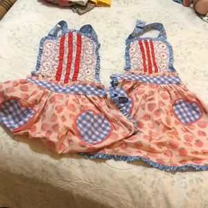 Mommy & Me Hearts and Crafts Apron Set